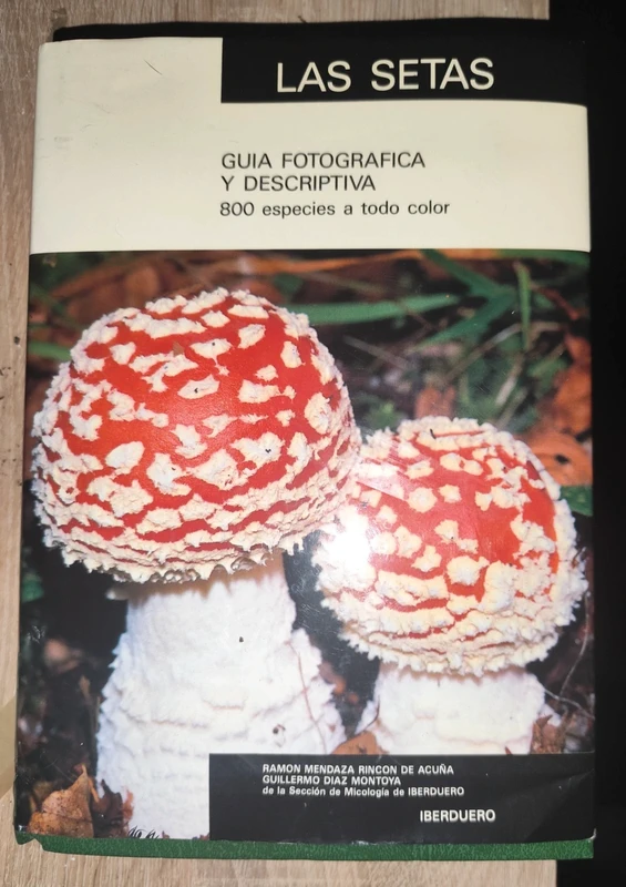 Libro Las Setas Guía fotográfica y descriptiva 800 especies a todo color