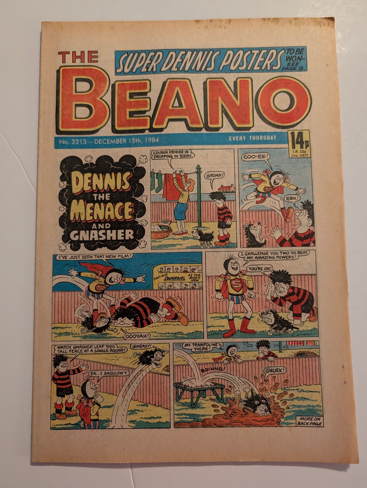 Beano Comic No 2213, December 15th 1984.