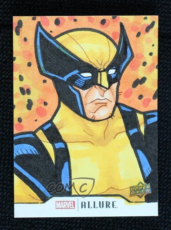 2022 Upper Deck Marvel Allure Verticale 1/1 Maggio Irving Schizzo Automatico f5h
