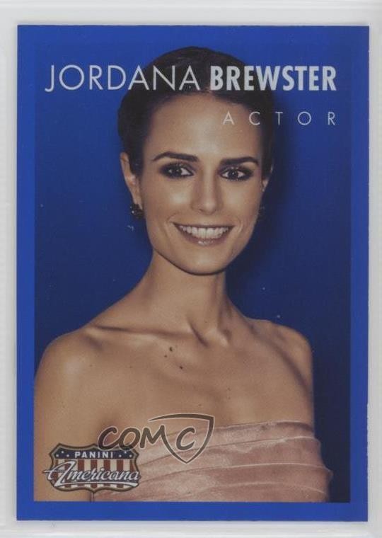 2015 Panini Americana Blue Jordana Brewster #57 0c3