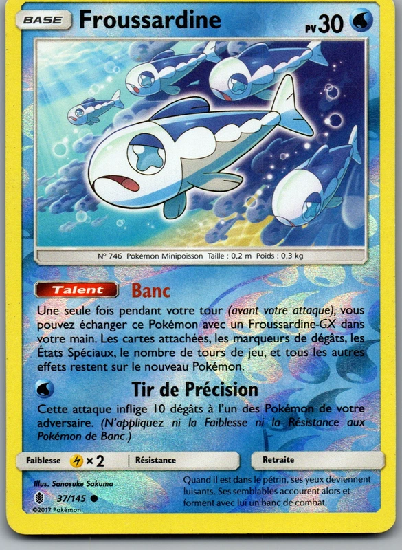 Froussardine (37/145) Commune Reverse Holo (Good)