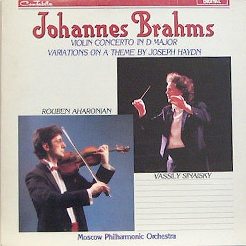 Rouben Aharonian - Brahms: Violin Concerto in D Major, Etc. [Still Sealed] [1992
