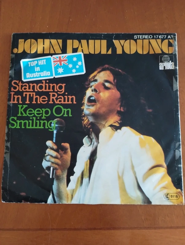 John Paul Young Standing in the Rain 45 giri