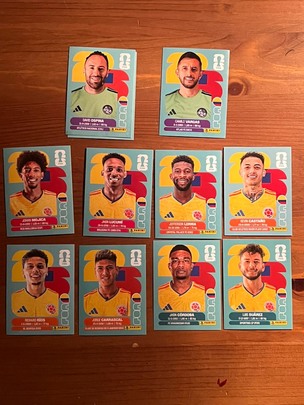 Panini WM 2026 Kolumbien