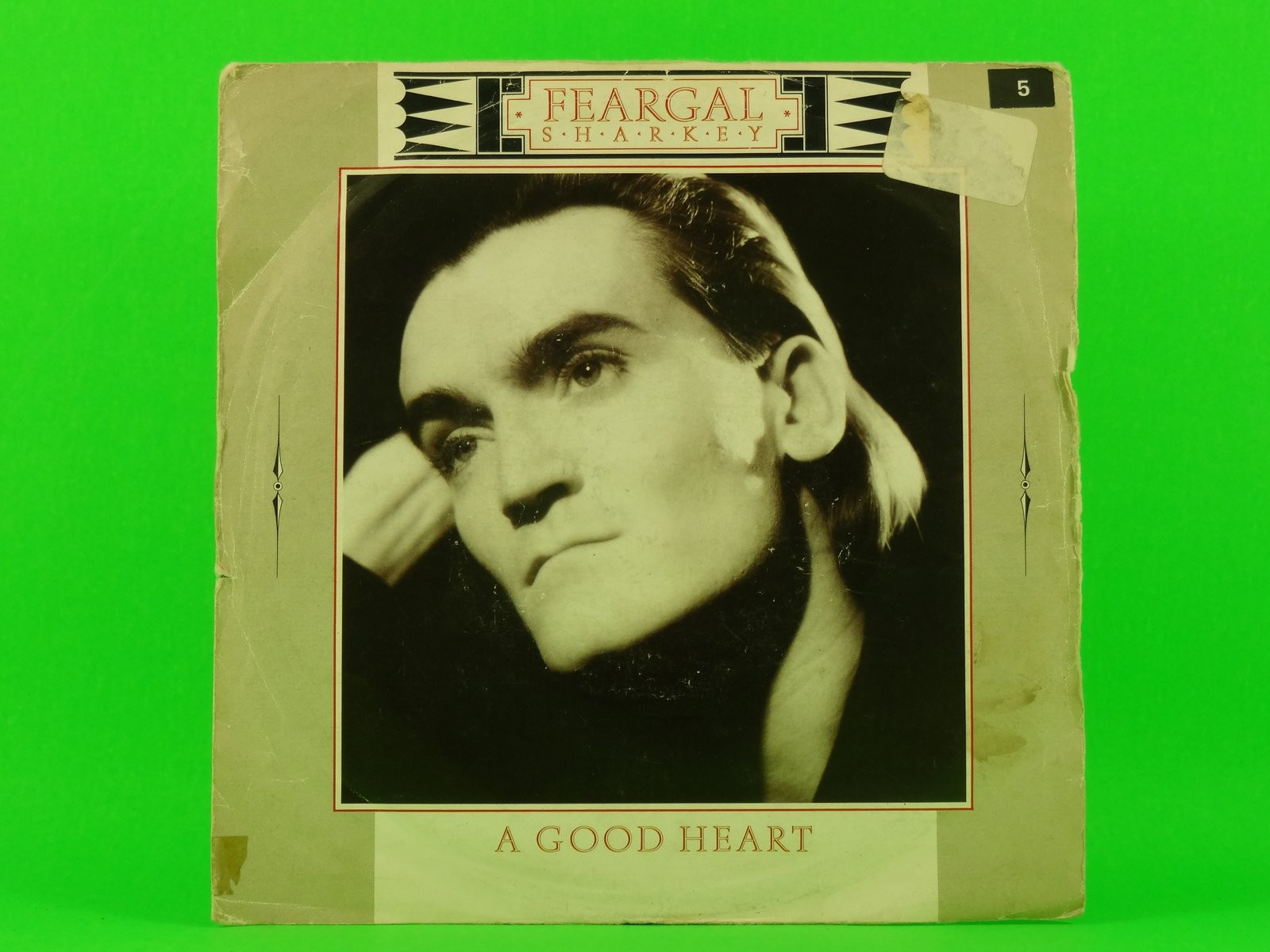 FEARGAL SHARKEY A GOOD HEART (1) (141) 2 Track 7" Single plus Picture Sleeve VIR