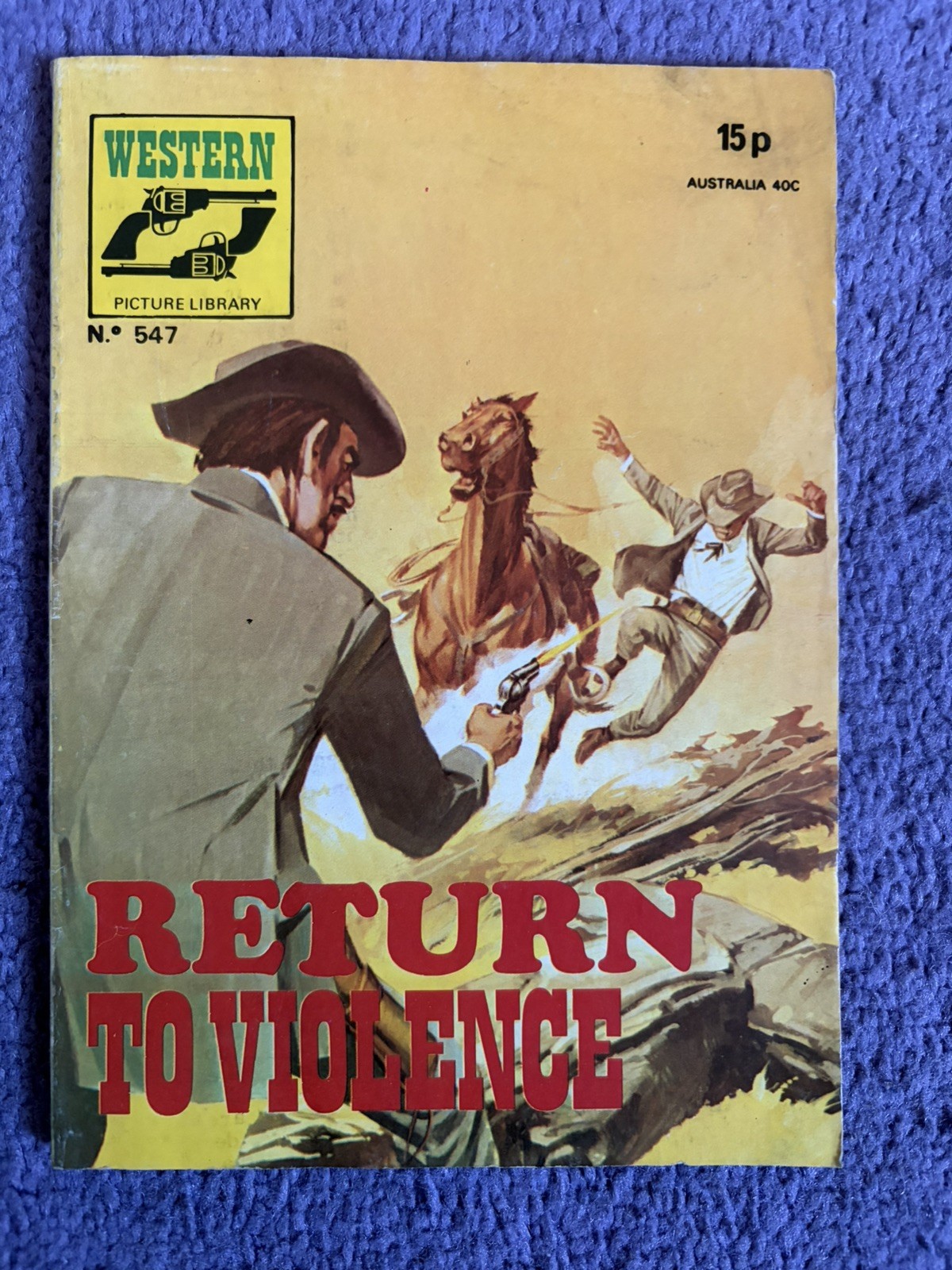 Western Picture Library Comic No. 547 Return to Violence