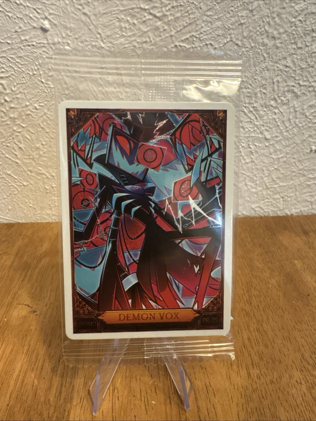 Hazbin Hotel Demon Vox PROMO Card PR-25 Glitter Foil