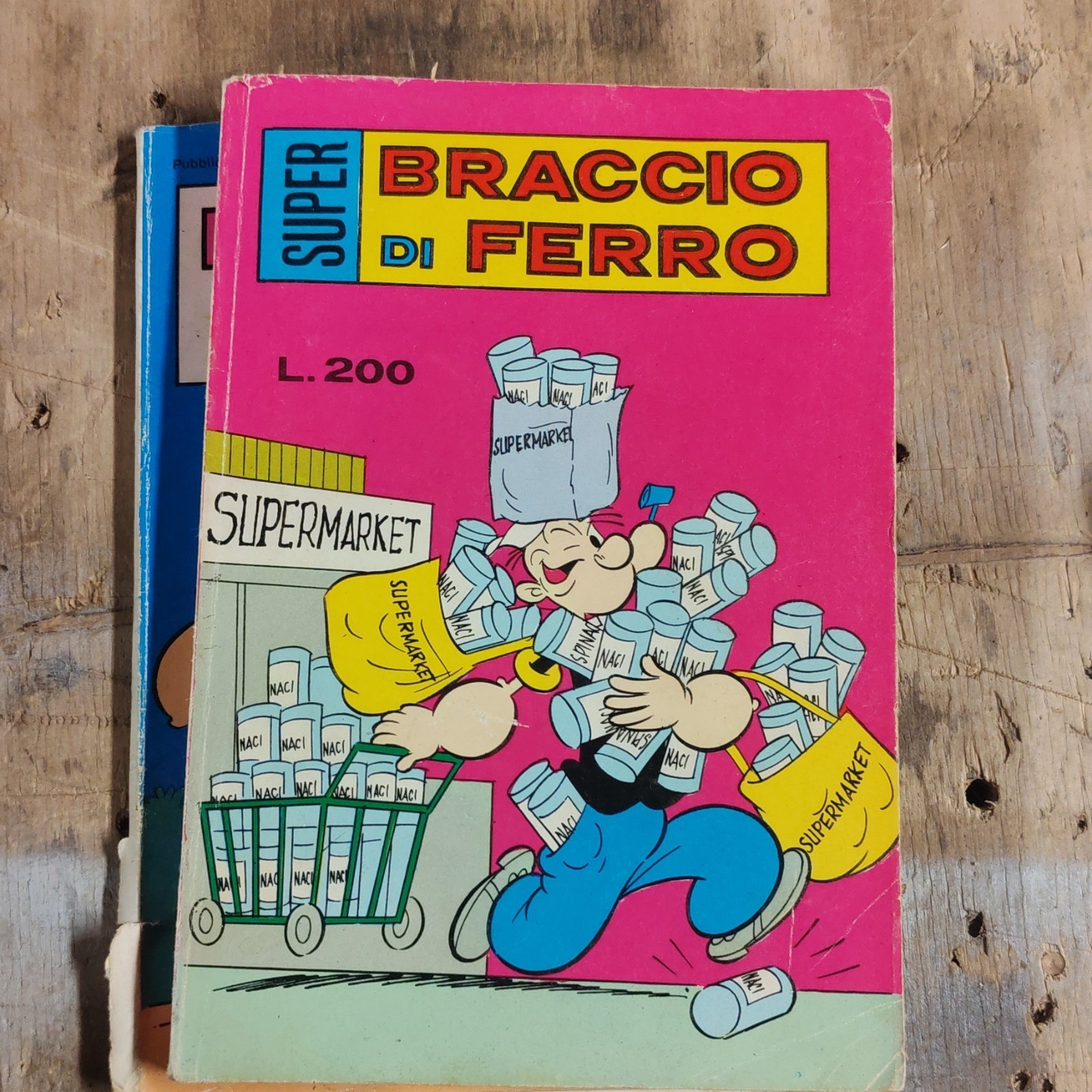 Super Braccio di Ferro Supermarket fumetto ITA L. 200 Braccio di Ferro