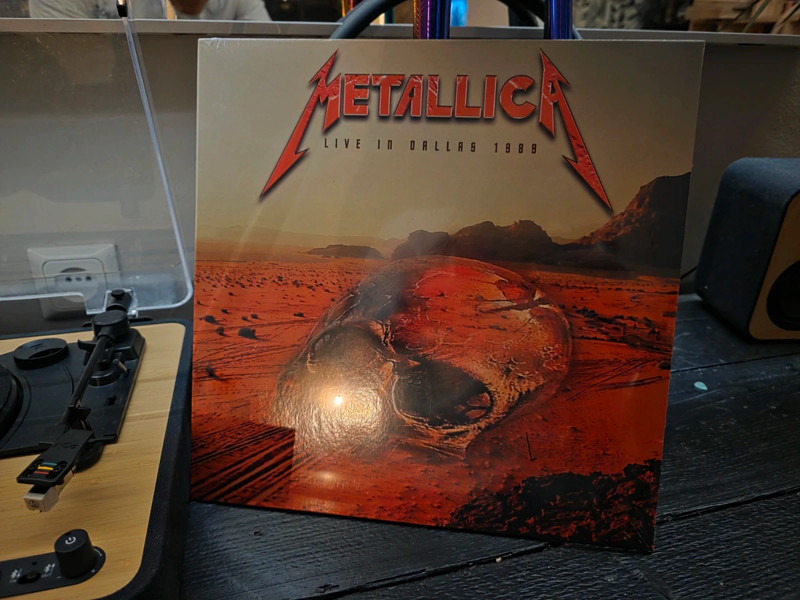🔥 Metallica –live in dallas 1989 lp 🔥