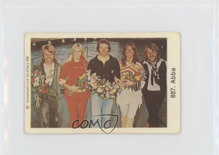 1978-79 Svedese Samlarsaker Popbilder Periodo Dopo Numero Abba #887 0ps8