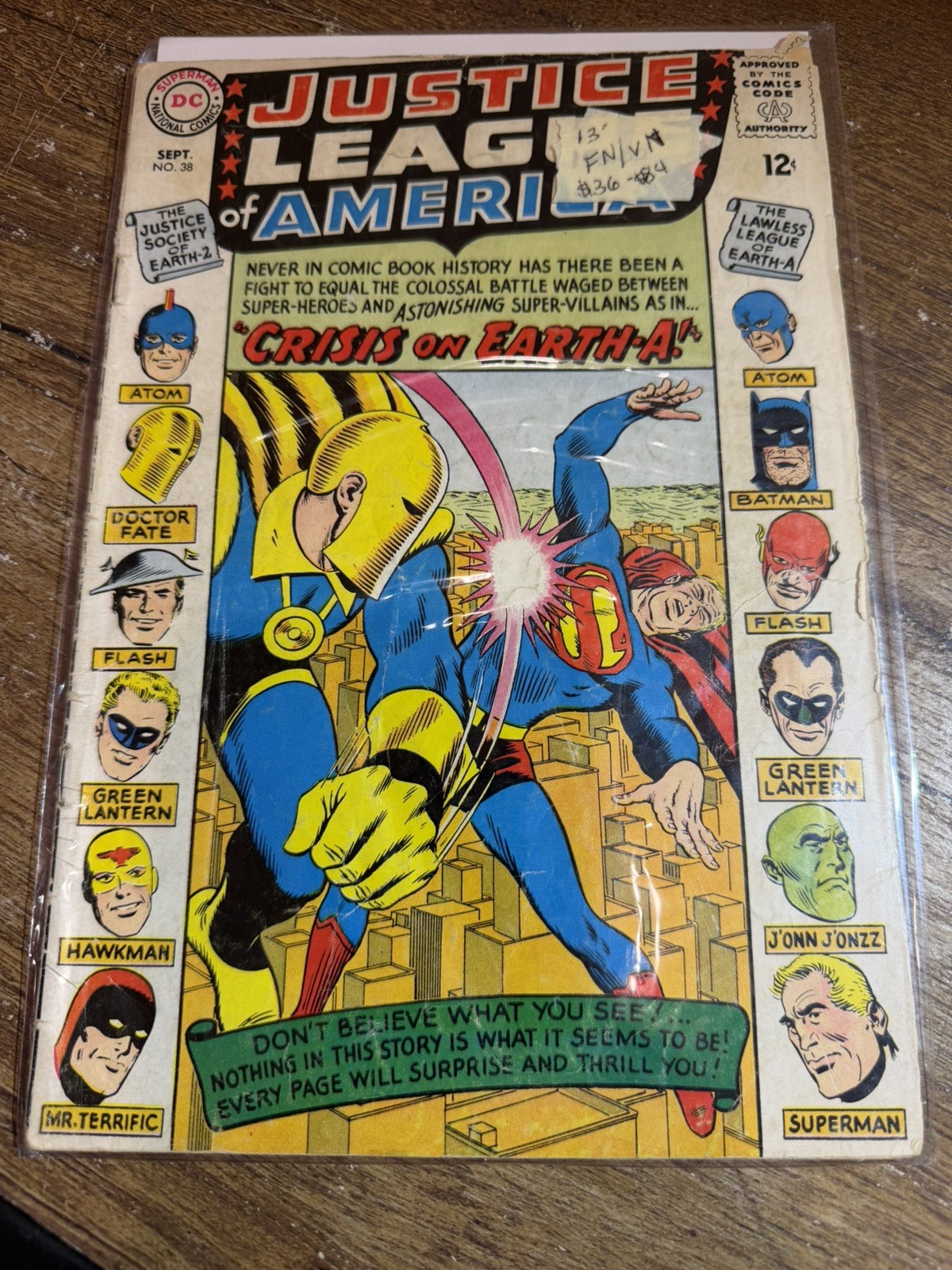 Justice League of America #38 (DC Comics settembre 1965)