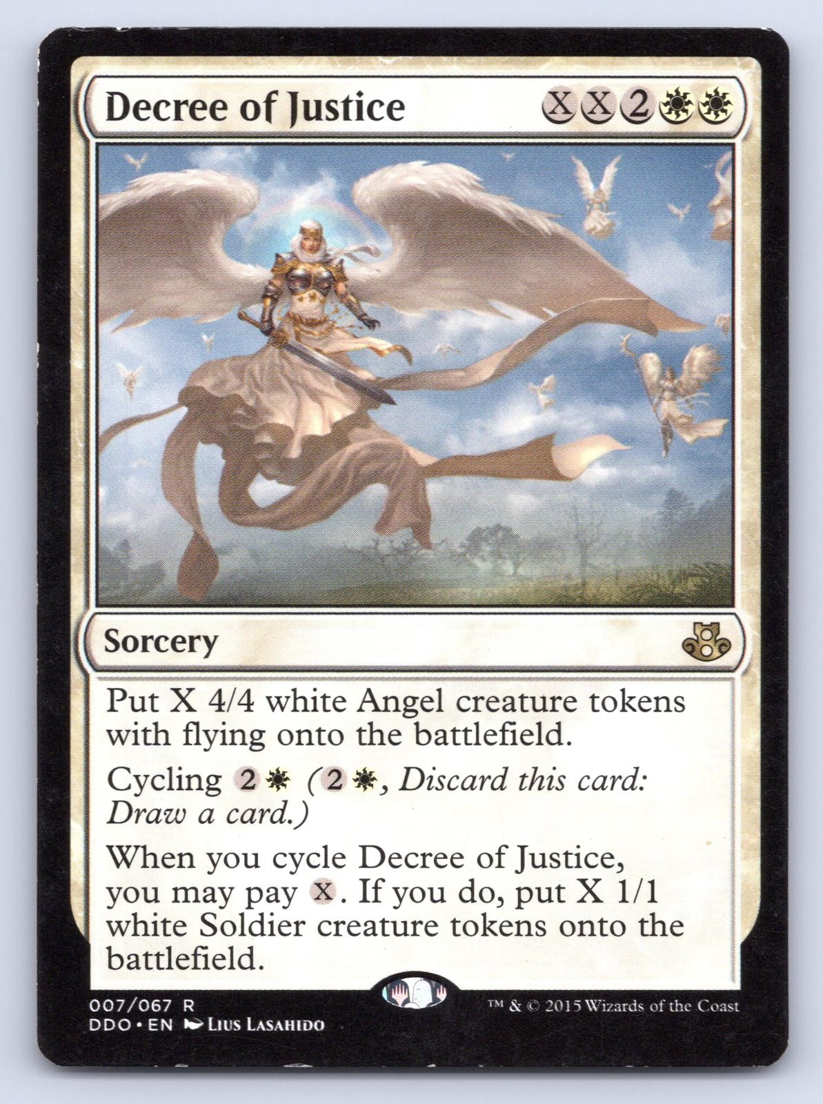 Decree of Justice 7 Rare Duel Decks: Elspeth vs. Kiora Magic: The Gathering NM