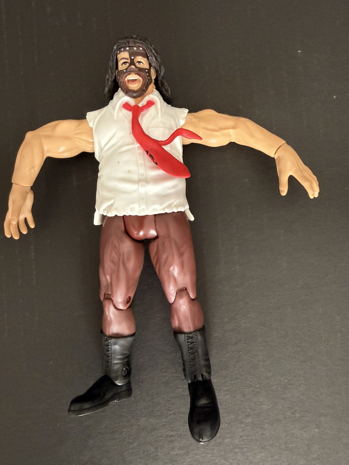 WWE Mankind Mick Foley Jakks Pacific Wrestling Action Figure 1999 Titan Tron WWF