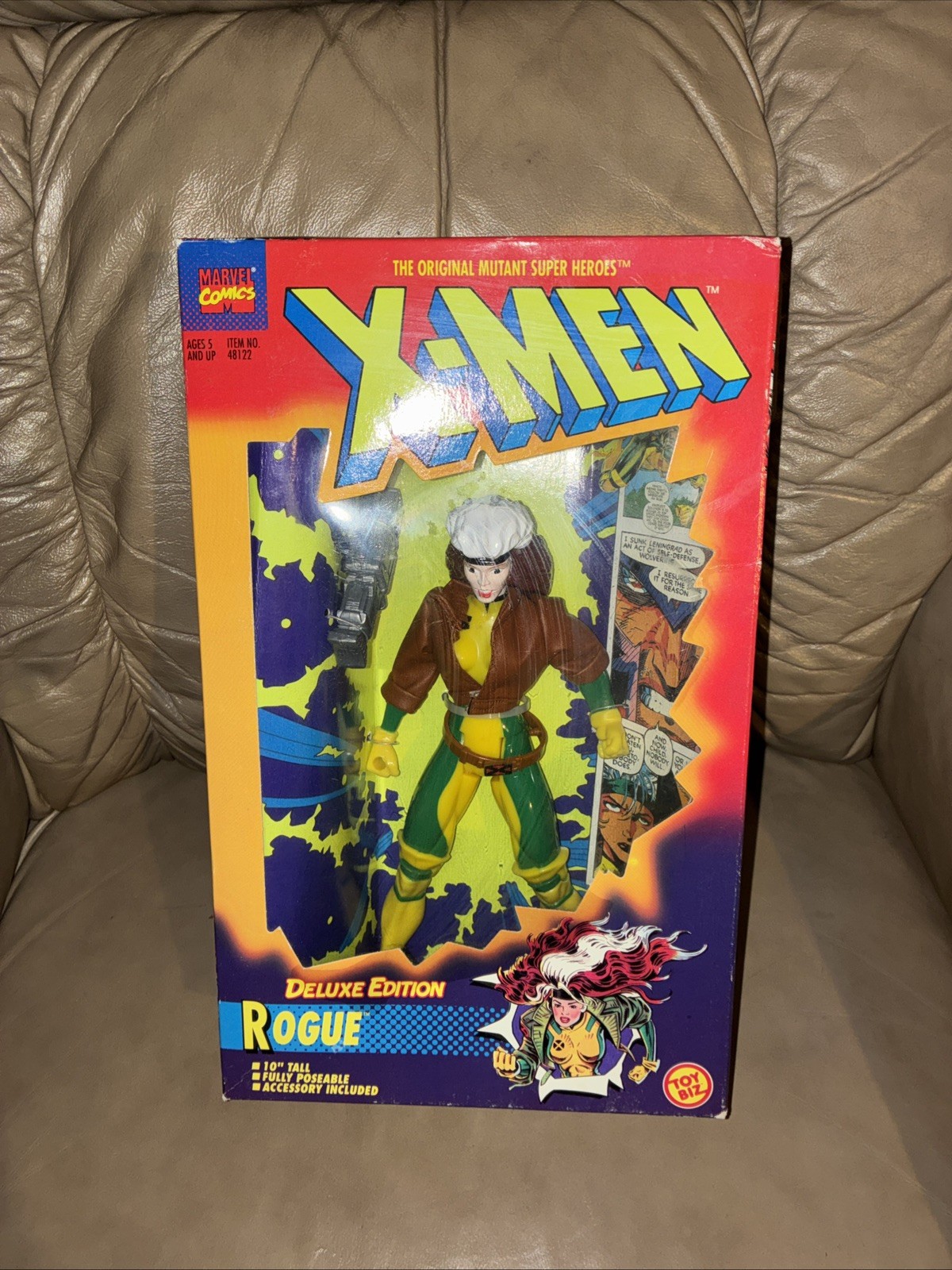 Marvel X-Men Rogue 10” Action Figure Deluxe Edition Vintage Toy Biz - 1996
