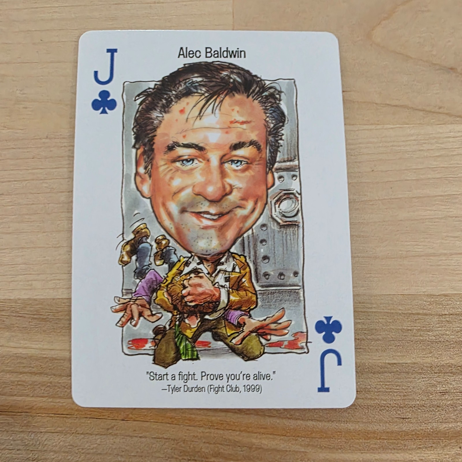 ALEC BALDWIN ~ JACK of CLUBS ~ Politicards '08 - SINGLE