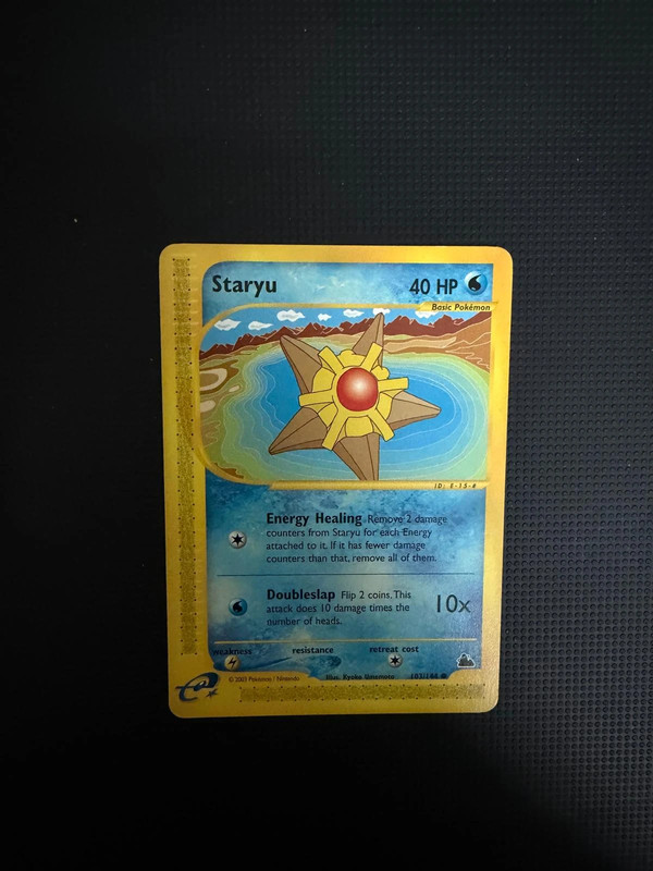 Carta Pokémon staryu 103/144 skyridge