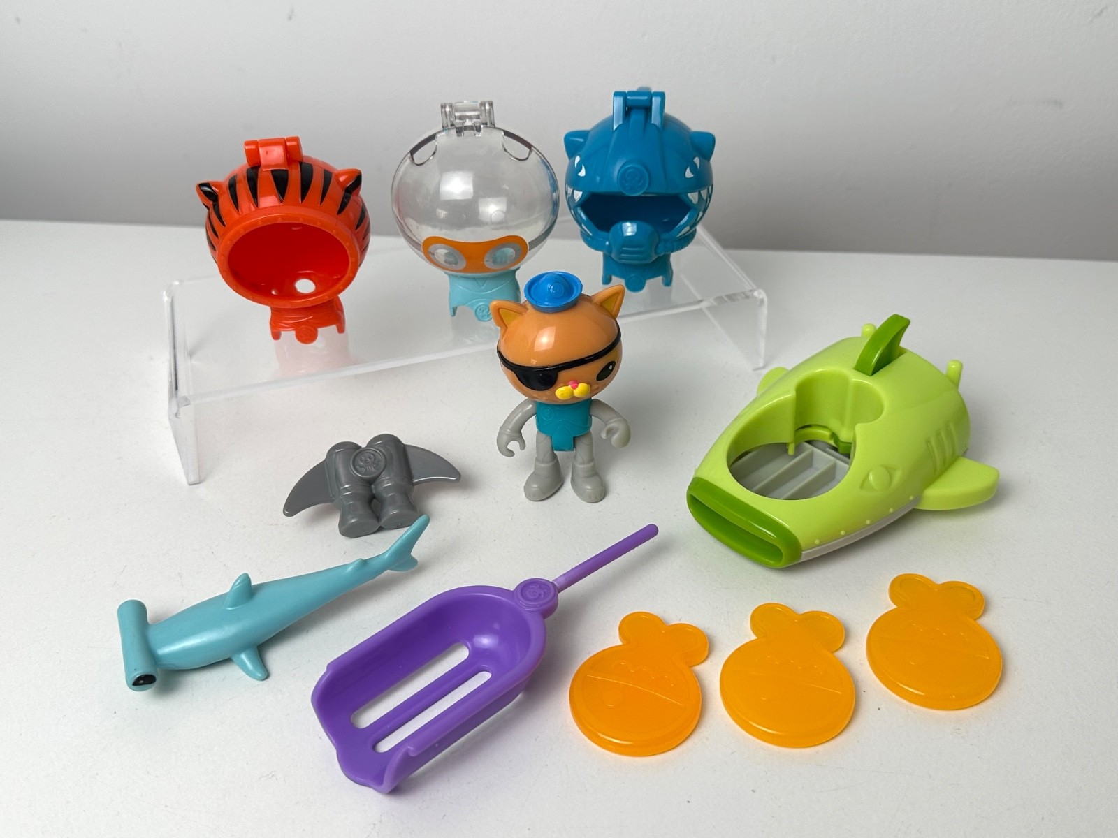 Octonauts Kwazii's Shark Adventure Fish Biscuit Launcher Playset