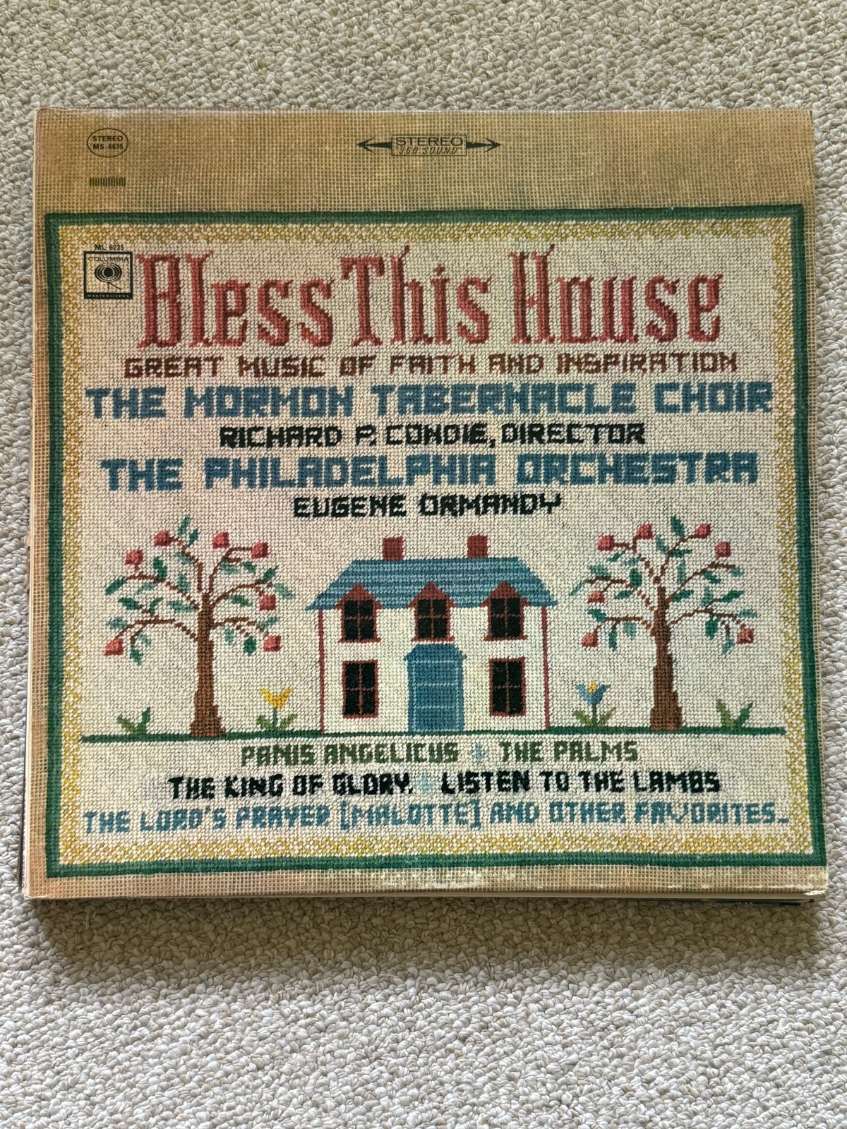 Mormon Tabernacle Choir – Bless This House LP Record 1972 CBS Masterworks