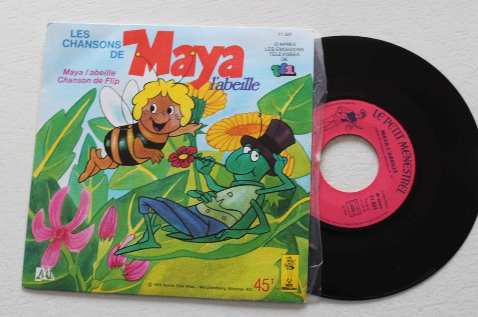 Maya L'abeille - la chanson de Maya + 1, BO de la serie TV , 45 tours