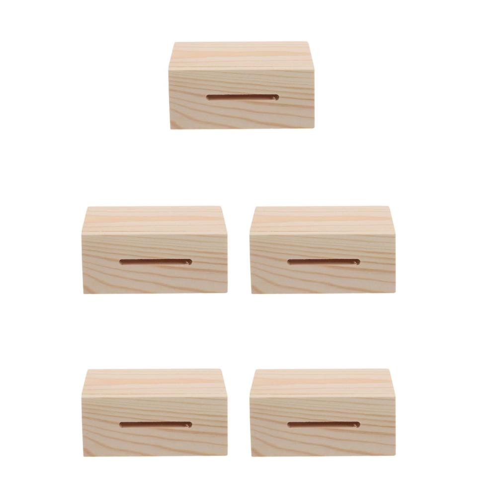5 Pieces Selbstgemachtes Musikzubehör Andenkentruhe Aus Holz Mit Deckel