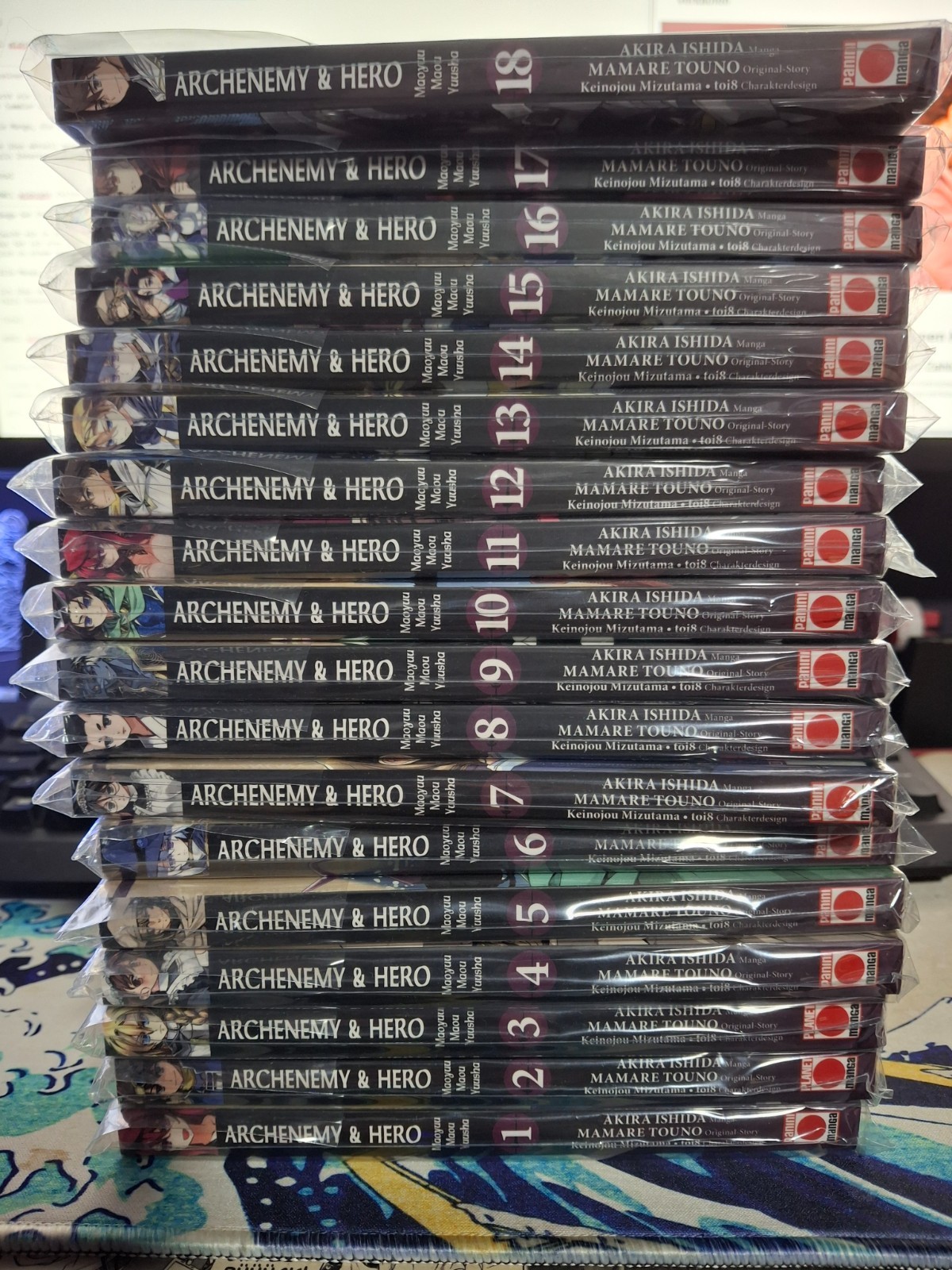 Archenemy & Hero/Manga Set Completo/Italiano 1-18 Pezzi Letti/Panini