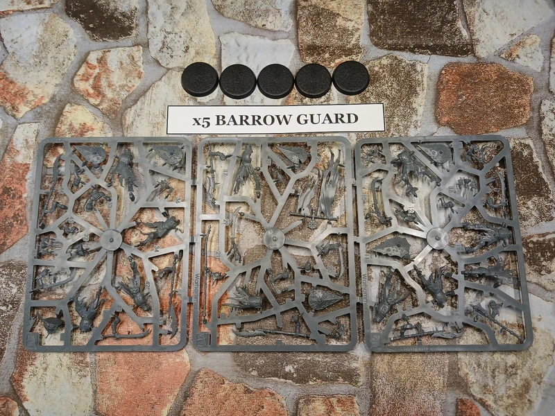 Soulblight Gravelords - Warhammer Age of Sigmar / AOS – 5x Barrow Guard