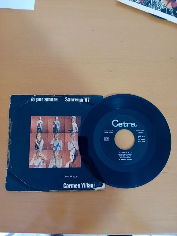 Vinile 45 giri Carmen Villani