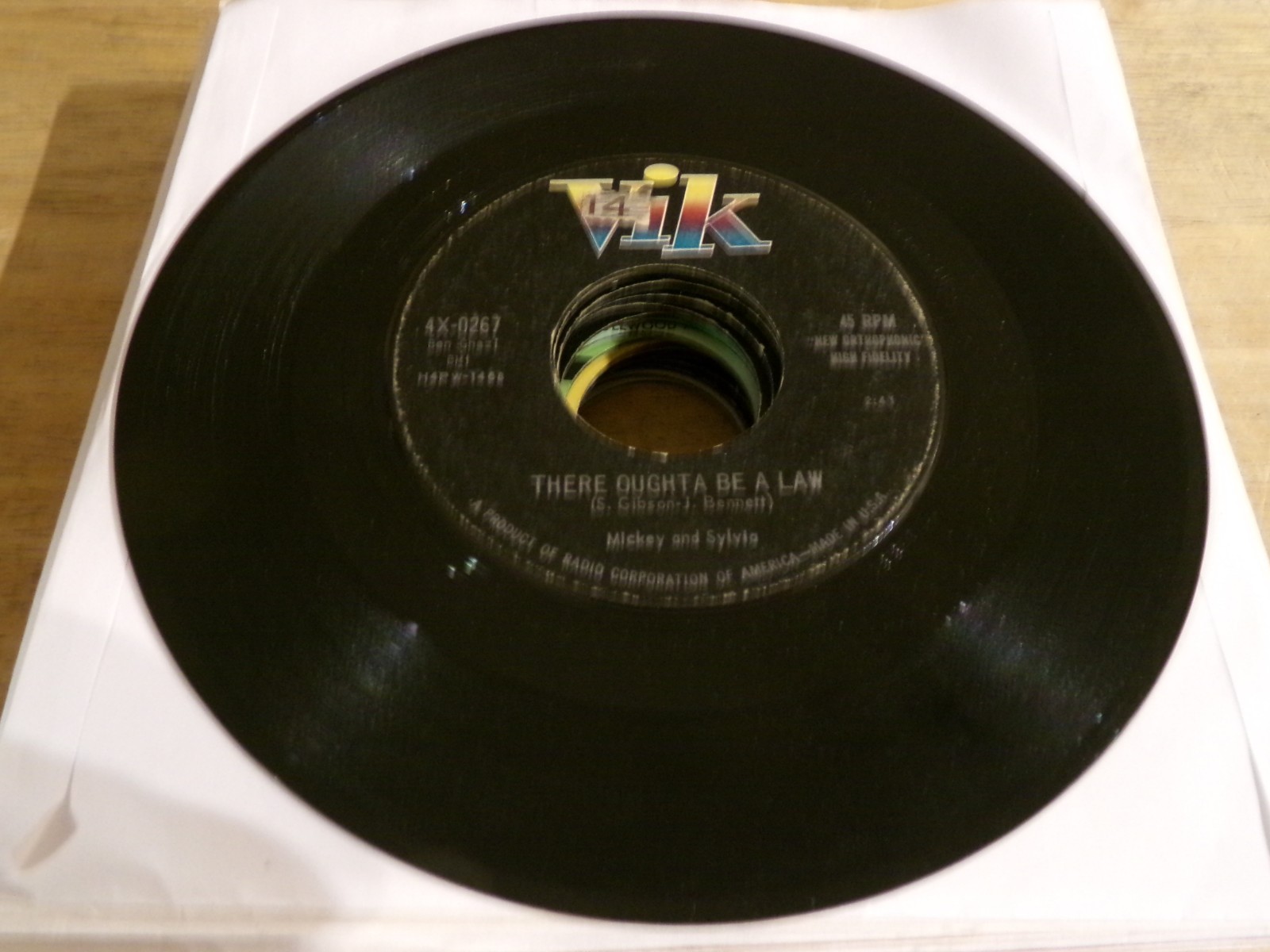Lot of (16) Mickey & Sylvia 45s - Various labels  (2) promos