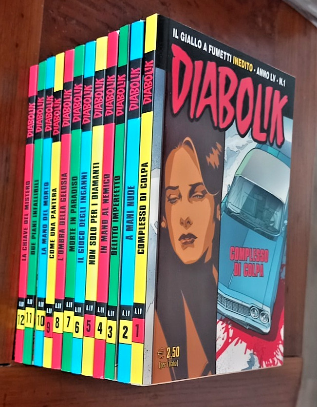 Diabolik annata completa  LV - 1/12