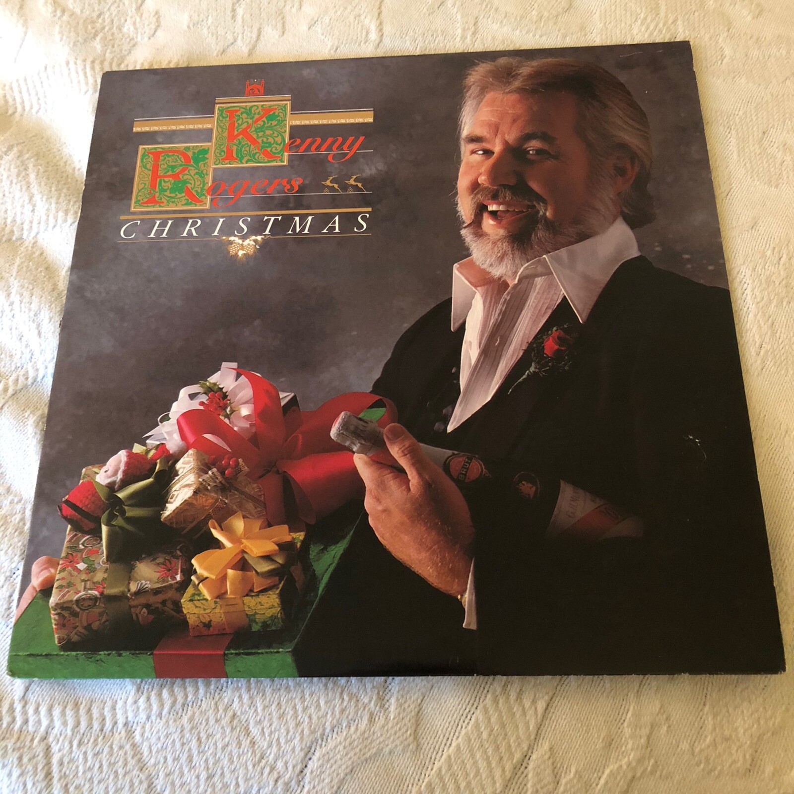 Kenny Rogers Christmas LP 1981 Vintage Vinyl