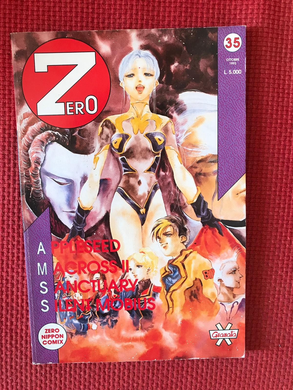 ZERO Anno IV N 35 Ottobre 1993 Zero Nippon Comix  Fumetto Manga