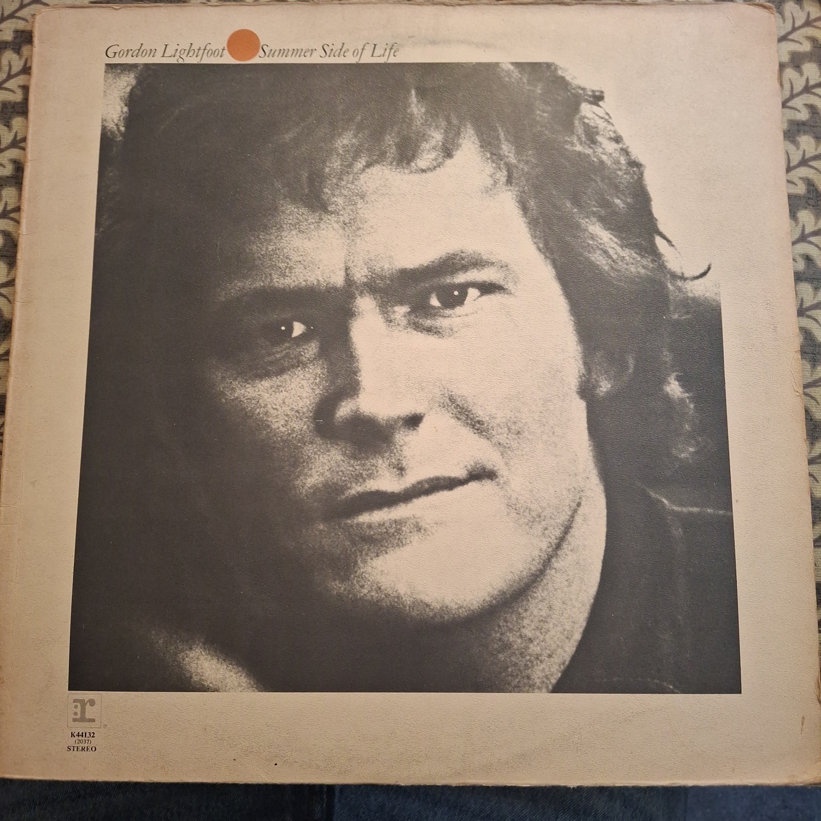 GORDON LIGHTFOOT "SUMMER SIDE OF LIFE" VINYL LP 1971