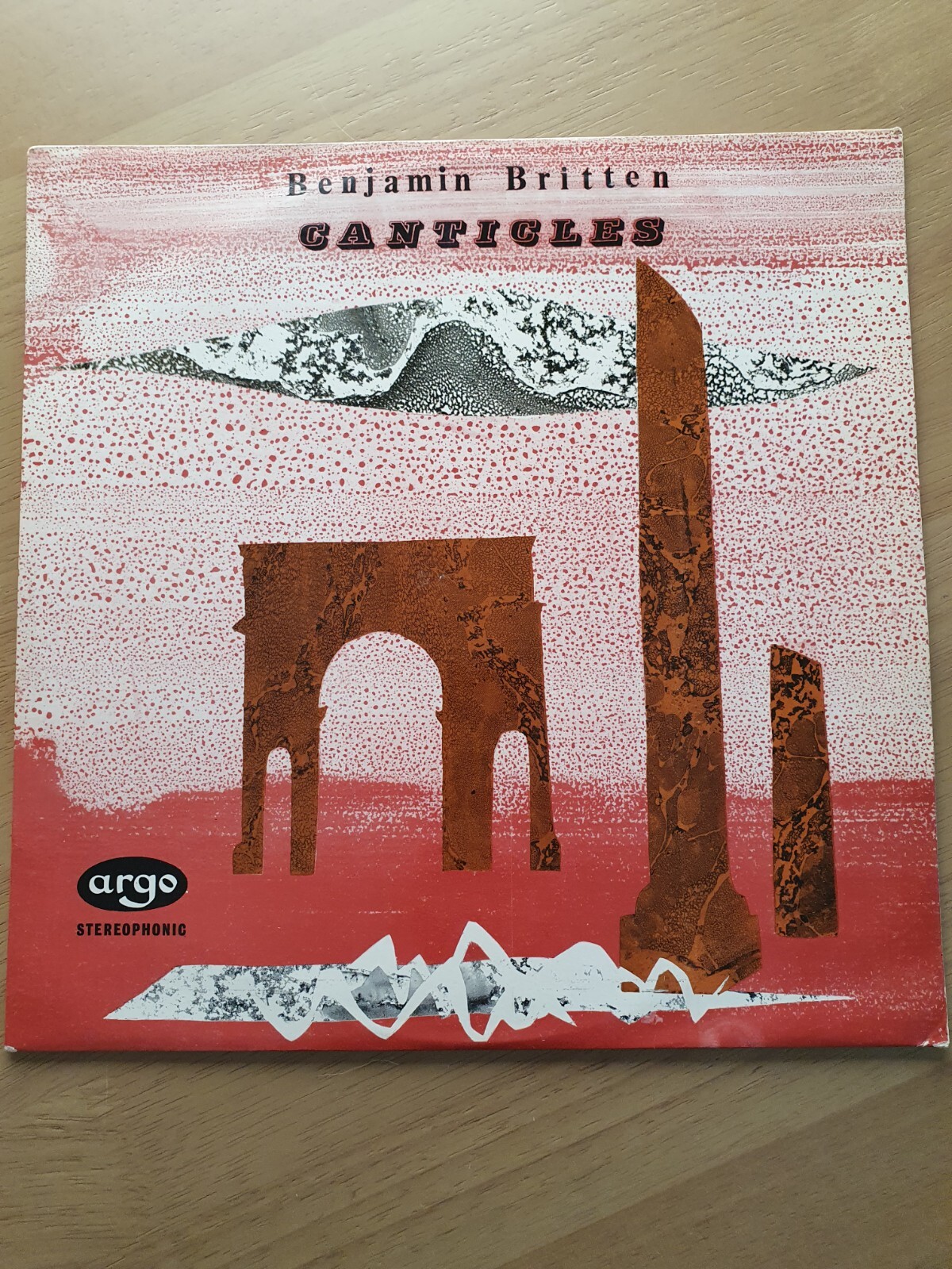 RG 277 ED1 Benjamin Britten Canticles Peter Pears Argo 1st Oval Mono VG