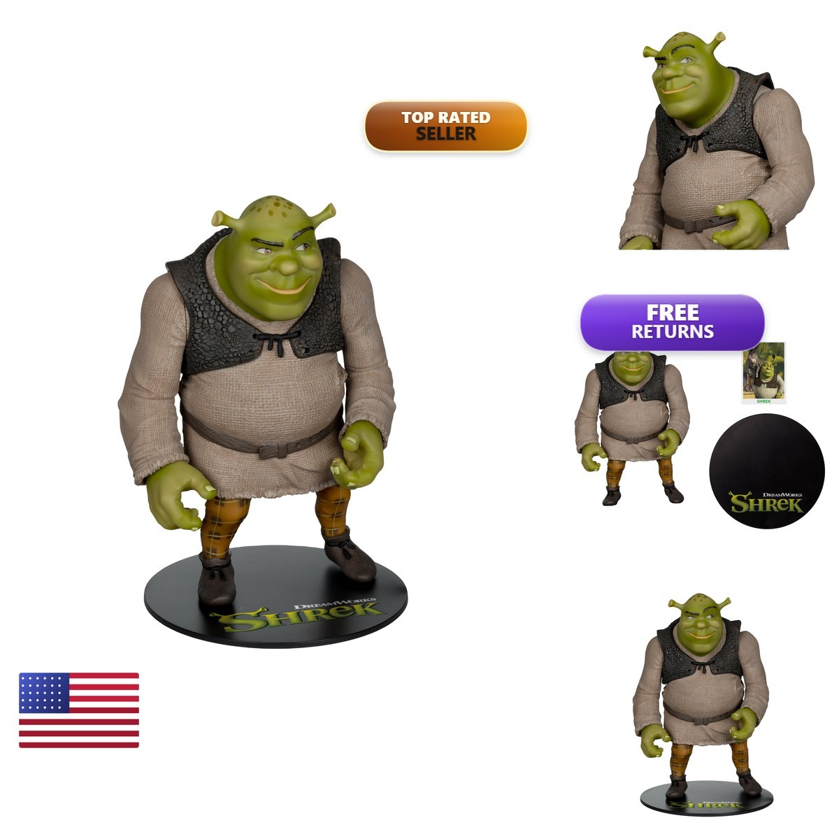 McFarlane Toys 14568 DreamWorks Shrek 12in Posed Figure