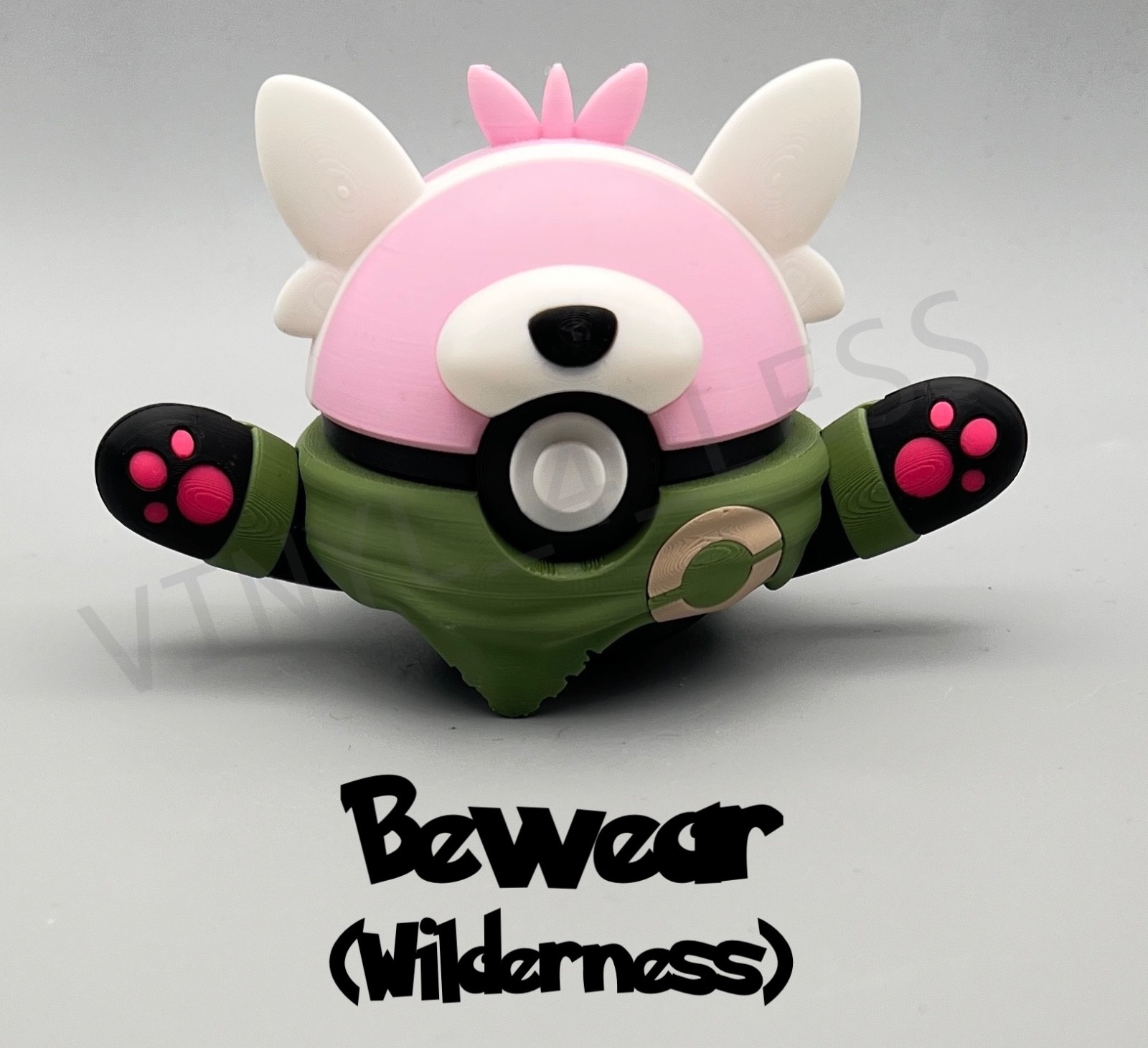 BEWEAR Wilderness #0760 - Pokeball serie regalo da collezione - geek UK stampato in 3D