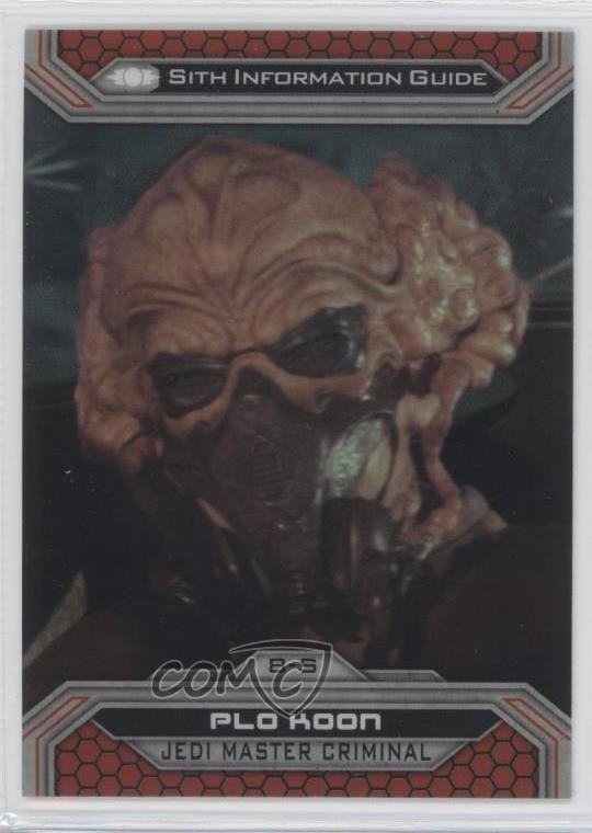 2015 Topps Star Wars Chrome Perspectives: Jedi vs Sith rifrattore Plo Koon 0q0
