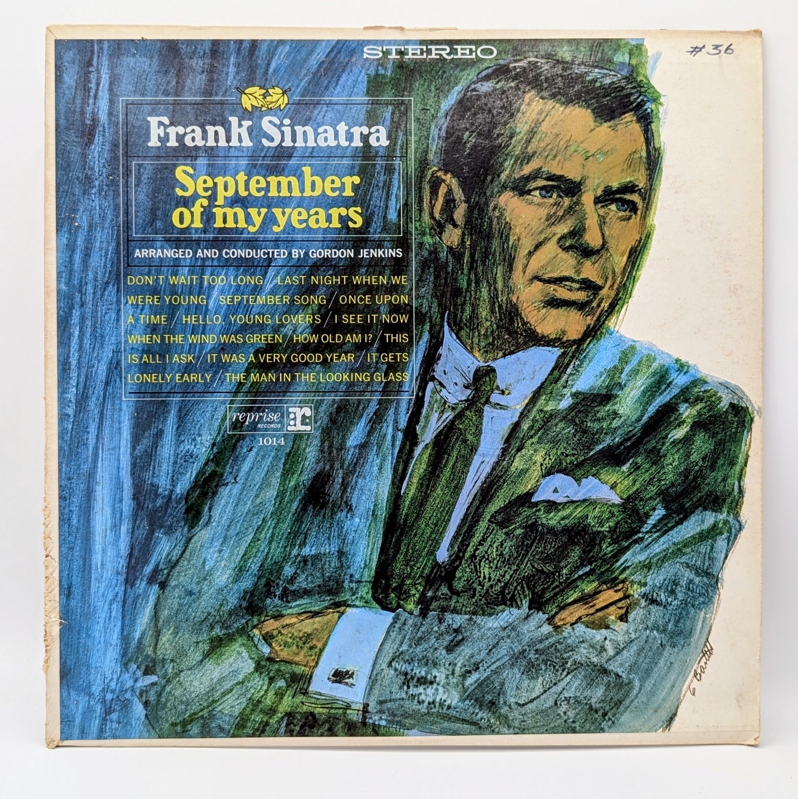 Frank Sinatra September of My Years Vinyl LP 1965 Reprise Records FS-1014 Stereo