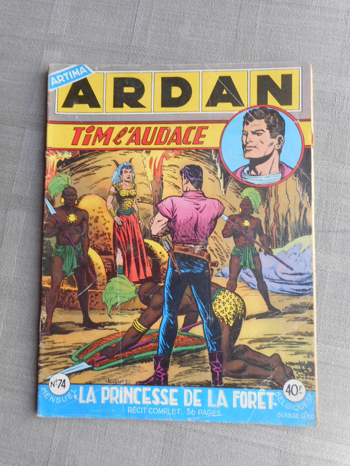 Artima Ardan Tim L'Audace 1ª Serie N° 74 1958 In Buone Condizioni