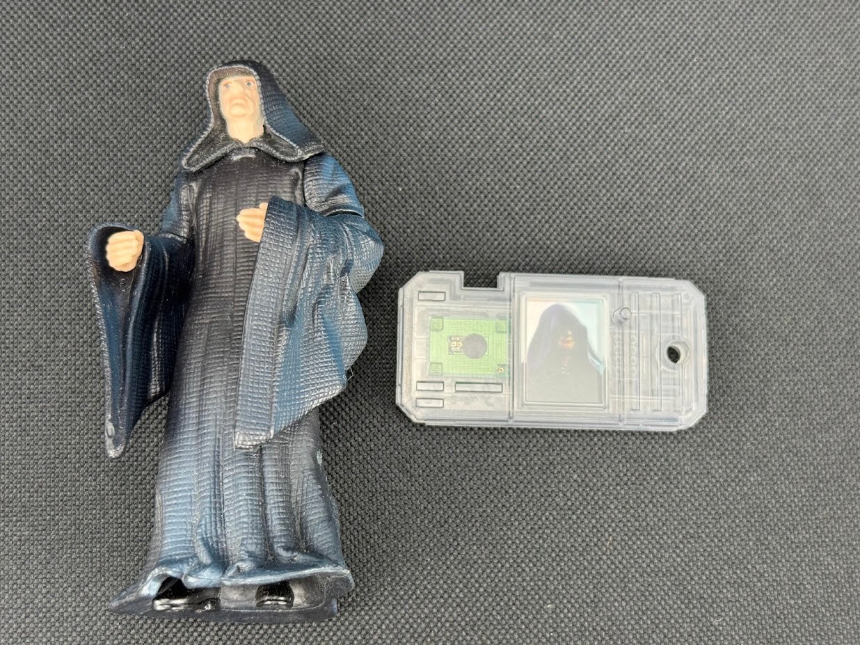 Star Wars Episodio I Darth Sidious completo Hasbro 1999 POTF 2 Comm Tech