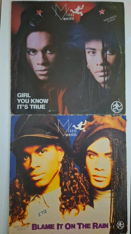2 discos vinilo Milli Vanilli