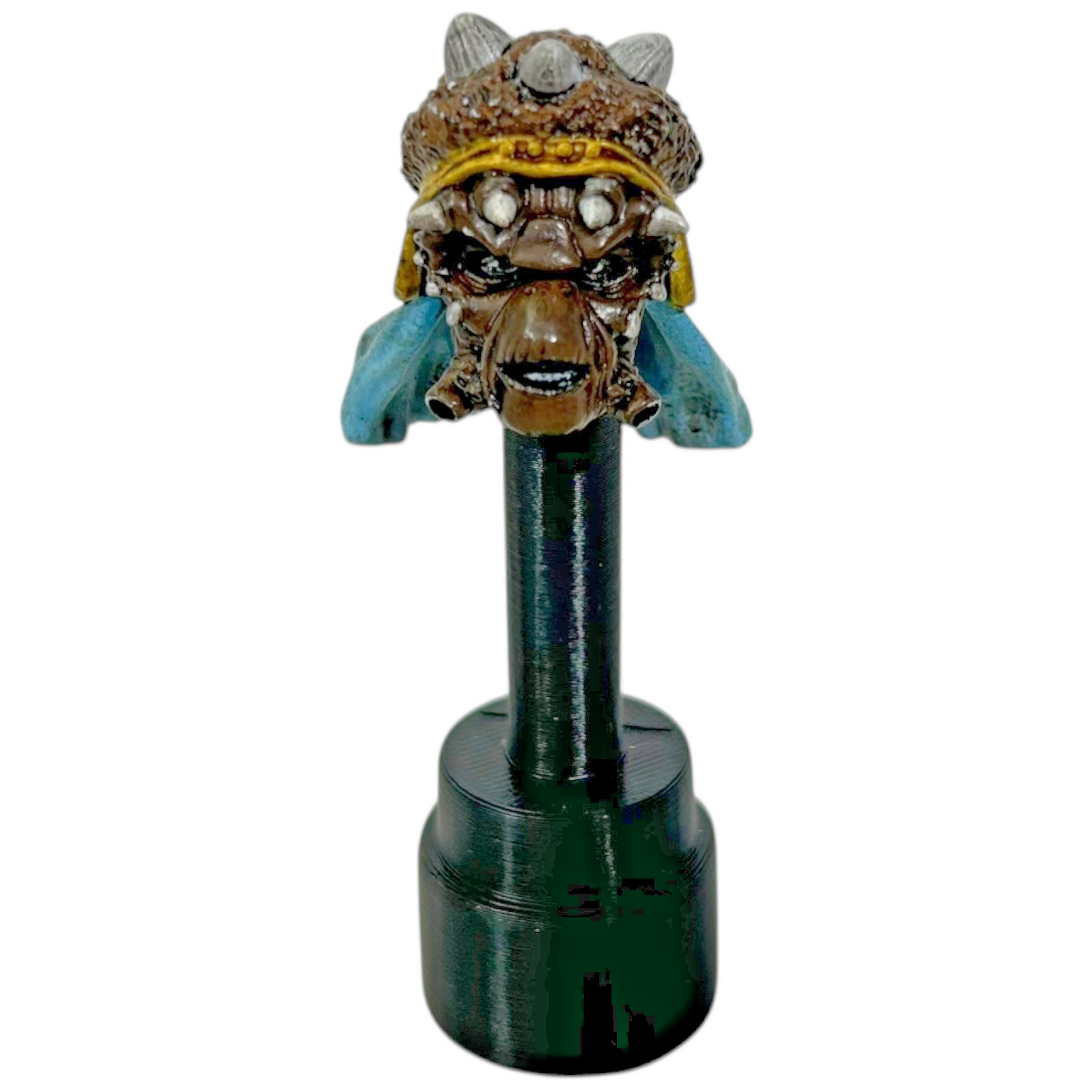 Testa dipinta Nikto Star Wars serie nera personalizzata per figura 6" guardia skiff