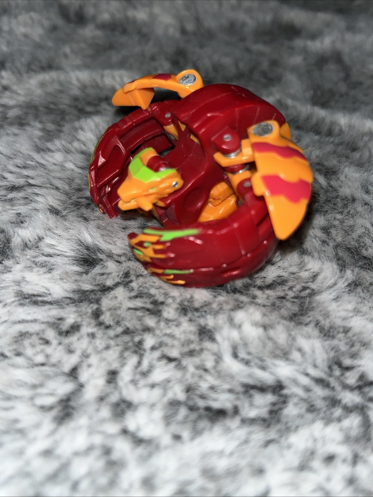 BAKUGAN Red Pyrus HYDRANOID ULTRA action figure LOOSE B600 Battle Planet Read