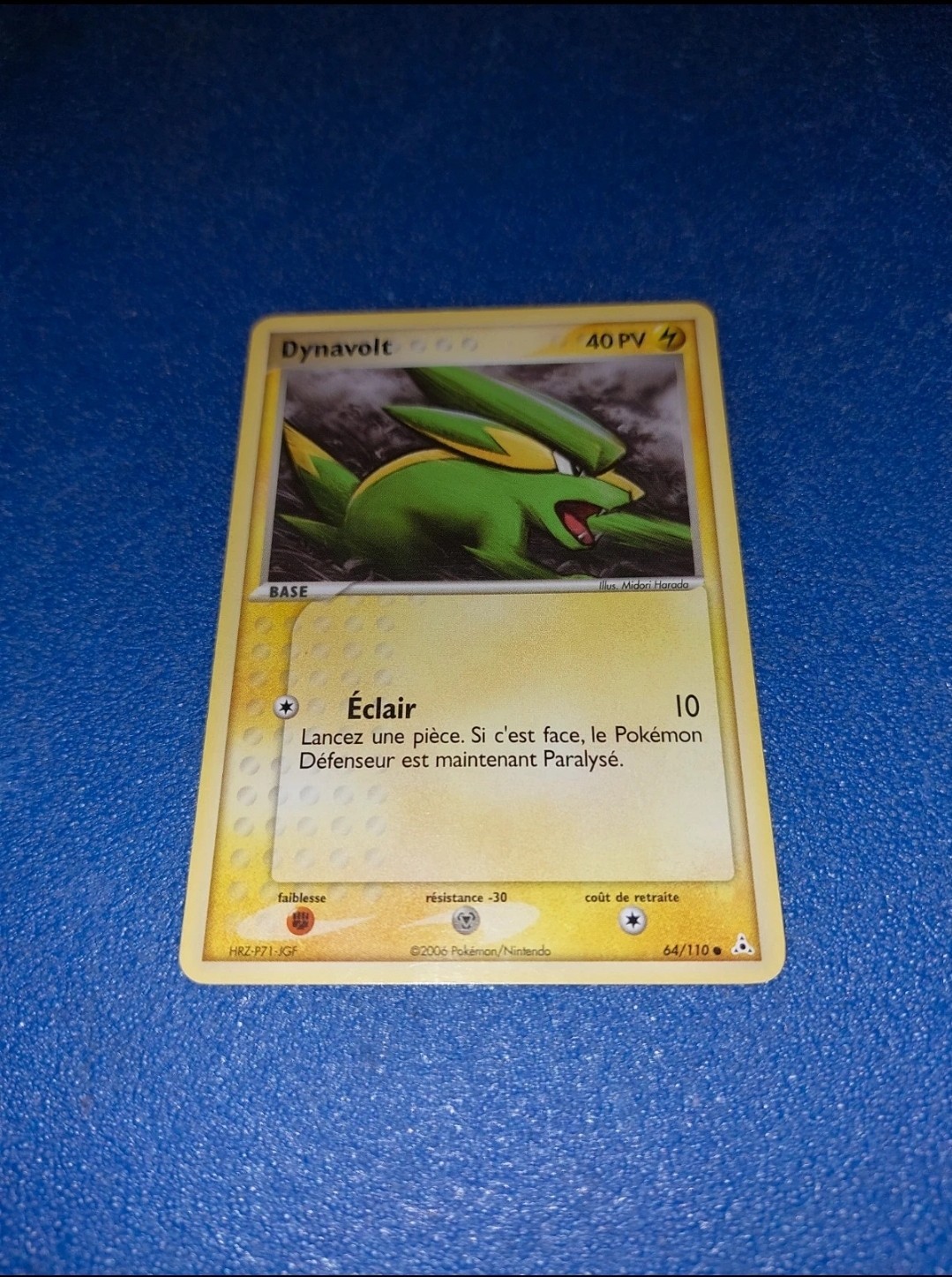 Carte card pokémon pokemon dynavolt 64 110