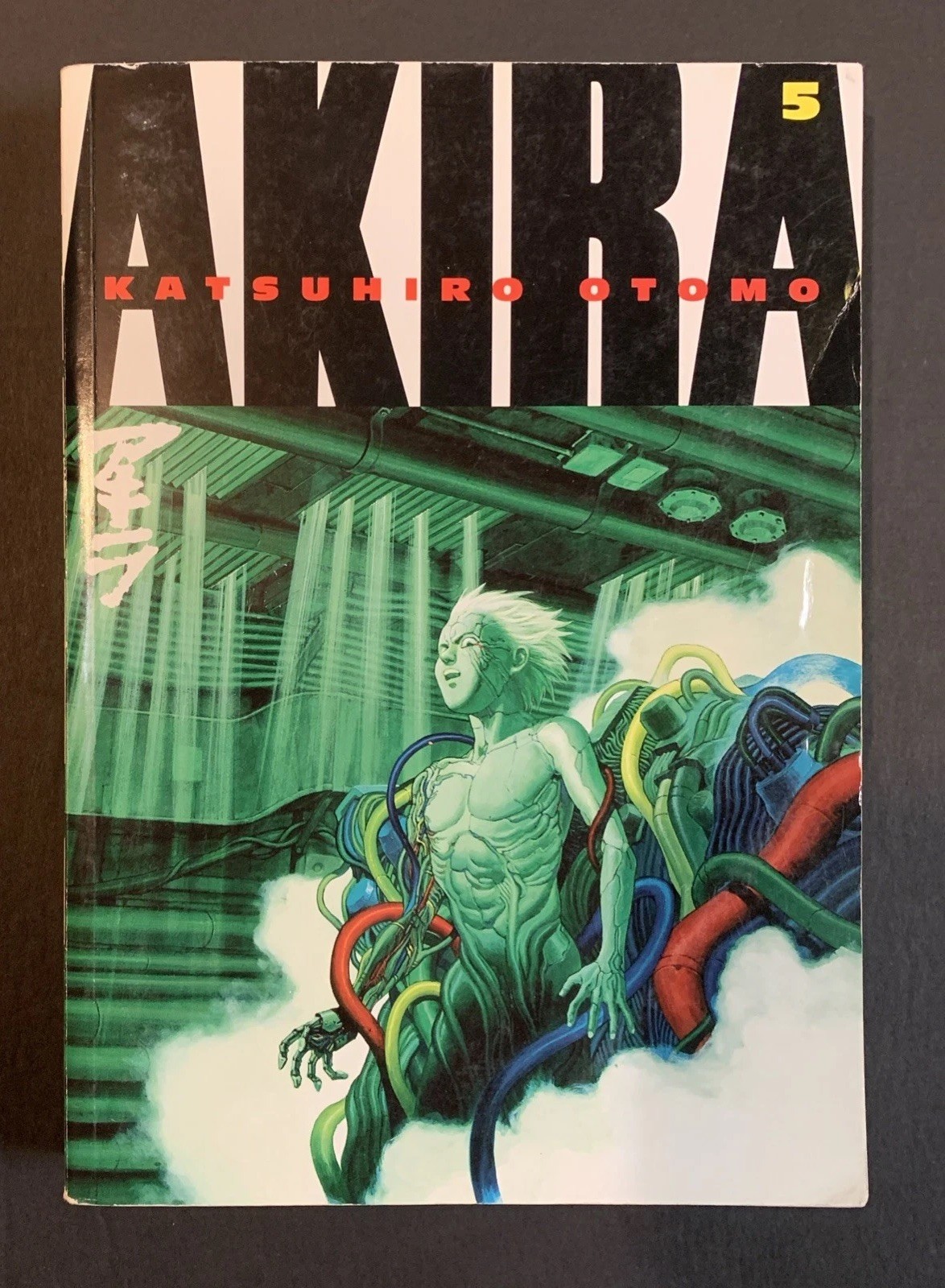 Akira Volume 5 Edizione Copertina Katsuhiro Otomo MANGA Dark Horse Buone Condizioni