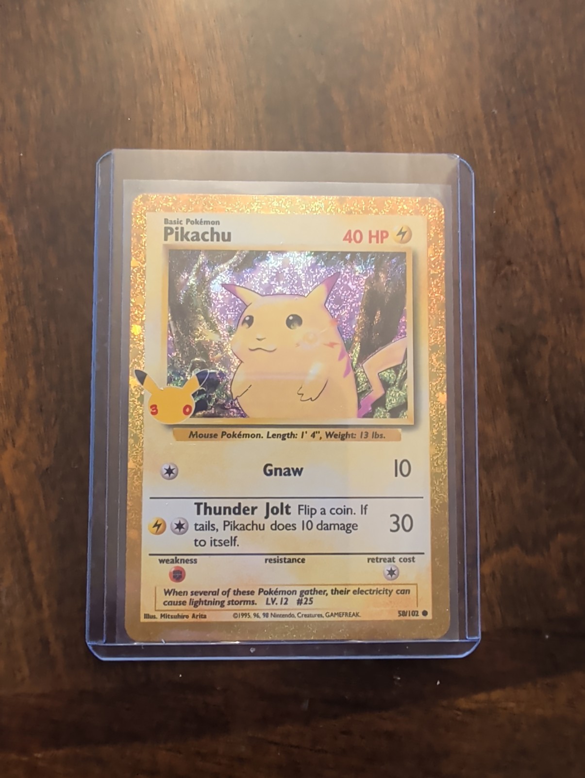 Pikachu 58/102 Celebrazione 30° Anniversario Collezione Classica Holo