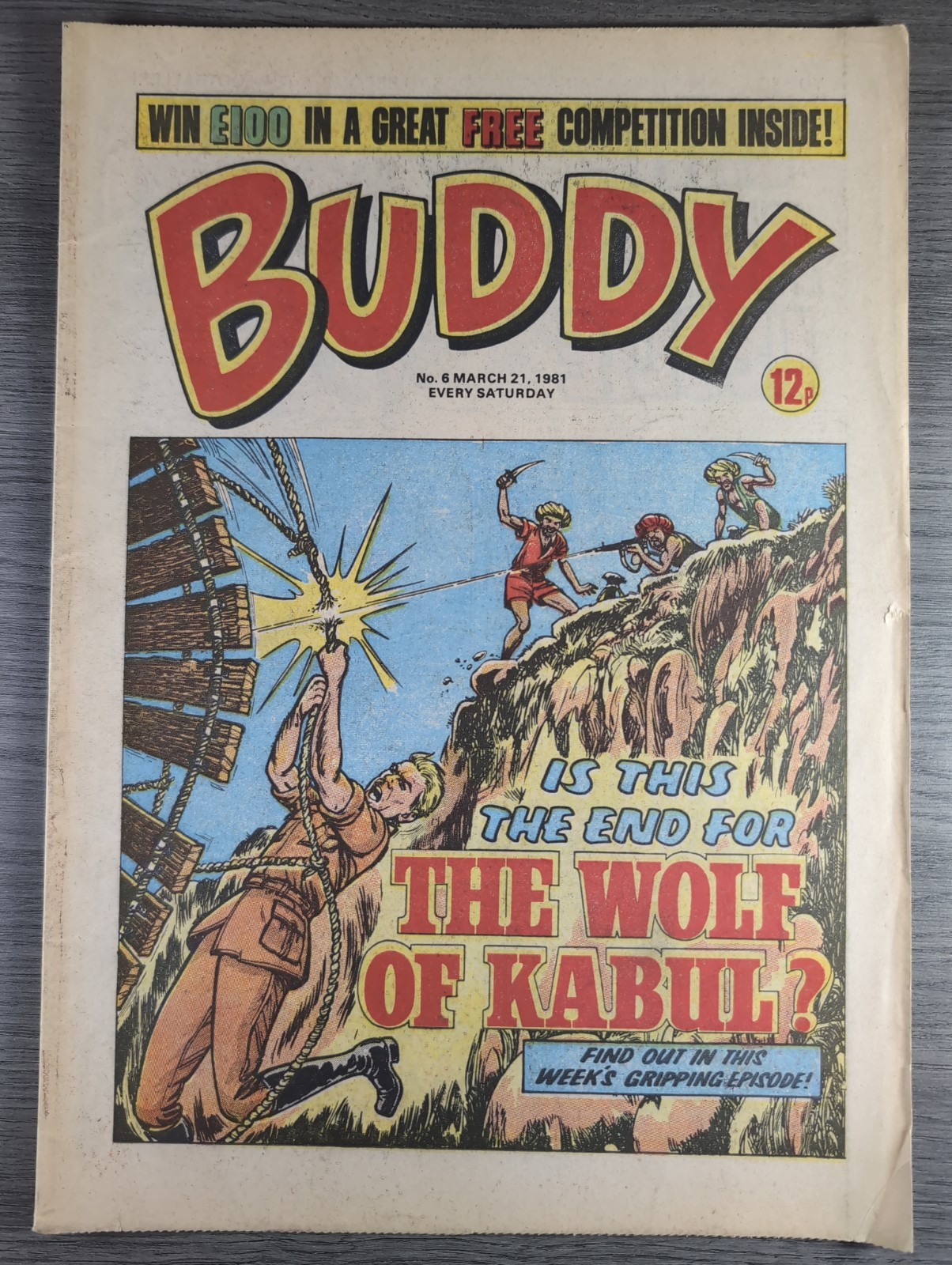 Buddy Comic Issue No 6 21st March 1981 Vintage Retro Comic