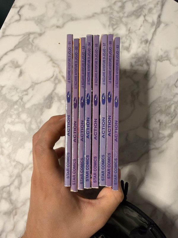 8 volumi jojo per Raffaele