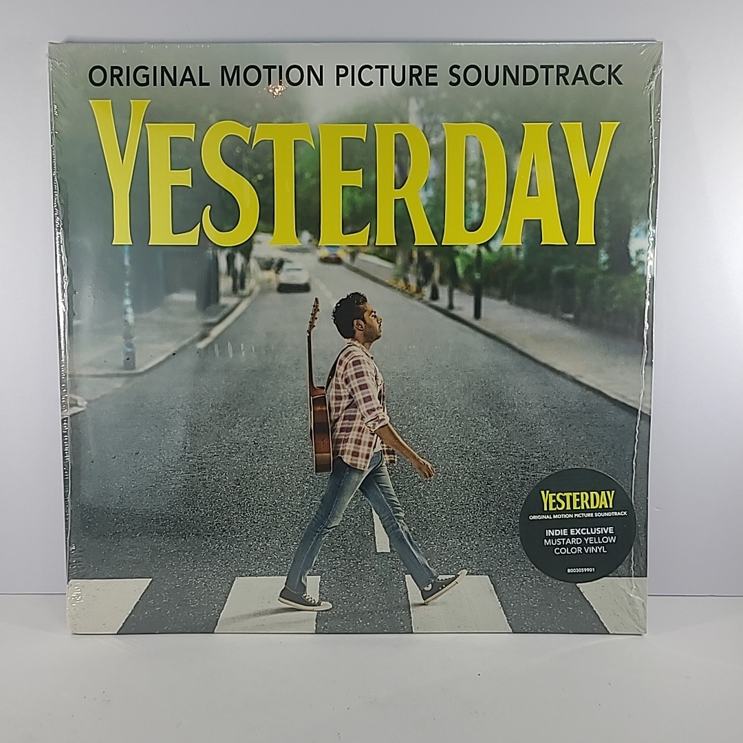 Beatles Yesterday Original Soundtrack Mustard Yellow Vinyl 2 LP Himesh Patel 