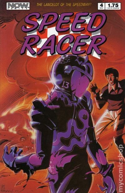 Speed Racer #4 VF 8.0 1987 Immagine Stock