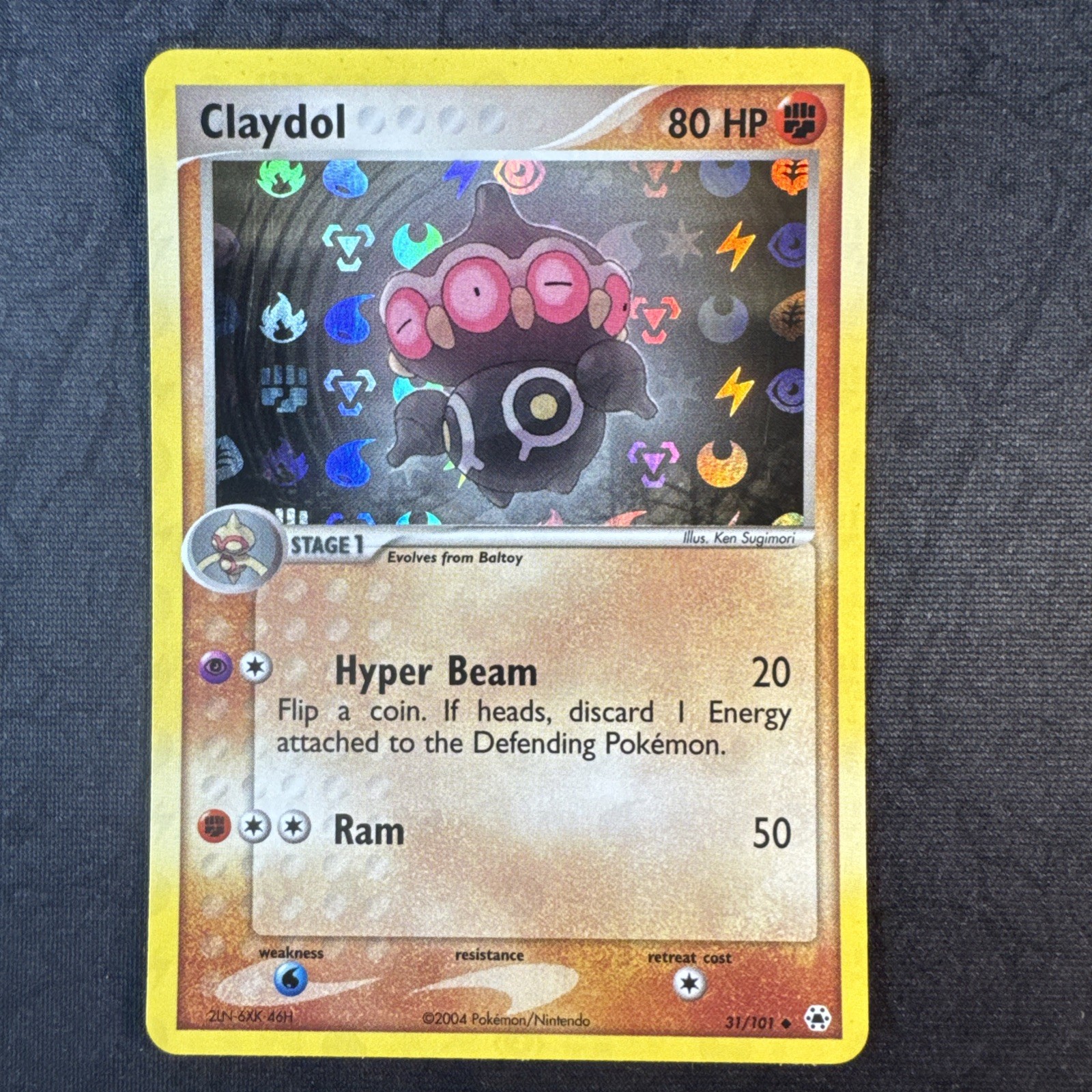 Claydol 31/101 Hidden Legends Reverse Holo Pokemon